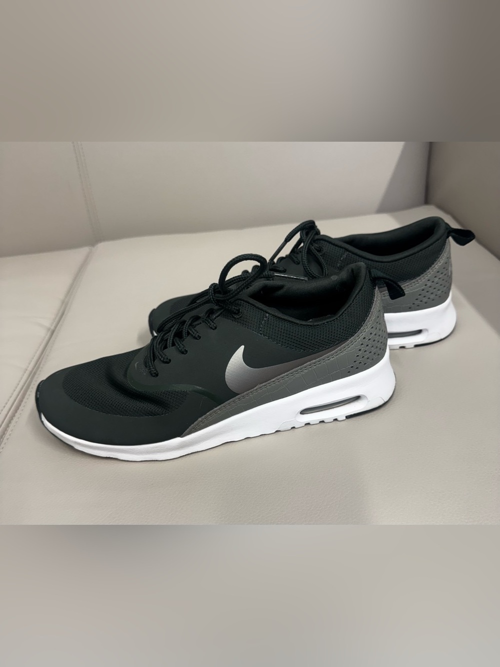 Nike Women’s Air Max Thea Olive Green, Grey Training Sneakers, Size 8